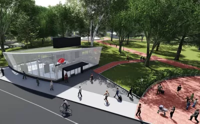 Philadelphia Transit Station Rendering