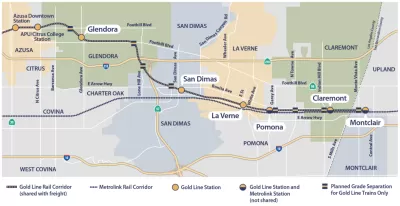 Foothill Gold Line Light Rail Extension