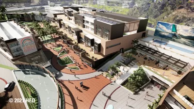 Rendering of lifestyle center mixed-use complex