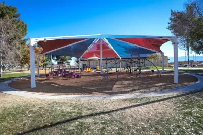 Playground at Jackie Robinson Park, Sun Village, California