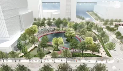 Rendering of proposed Love Park, Toronto.