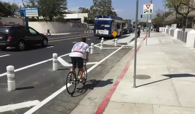 Los Angeles Protected Bike Lane