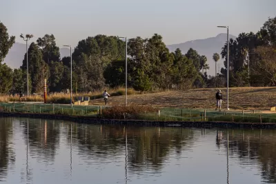 View of lake at Earvin "Magic" Johnson Park