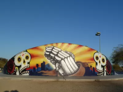 Maryvale Arizona Desert West Community Center Skateboard Park