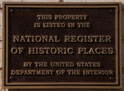 National Register of Historic Places Plaque