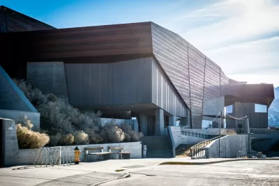 The exterior of the Natural History Museum of Utah.