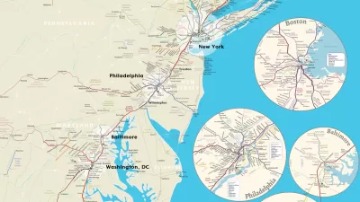 Northeast Rail Map