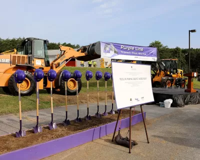 Governor Hogan Signs Agreement With U.S. DOT for the Purple Line by Steve Kwak at 4800 Veterans Pkwy. Hyattsville MD 20784