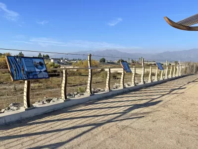 Walkway at San Gabriel River Park.