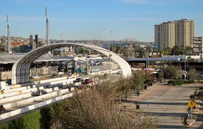 Border crossing to Mexico at San Ysidro, California.