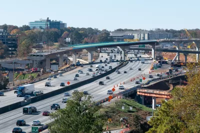 Construction on the Georgia 400 / 285 Interchange