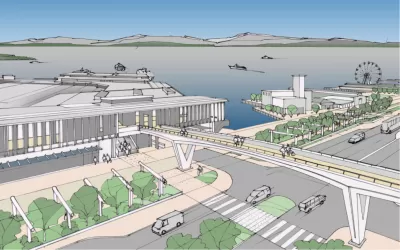 Rendering of Marion Street bridge