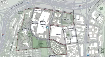 Map of Pentagon City Planning Study Area