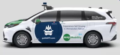 goMARTI autinomous shuttle van