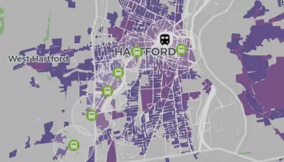 Zoning map of Hartford, Connecticut