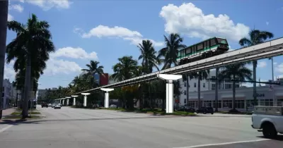 Rendering of elevated rail ine