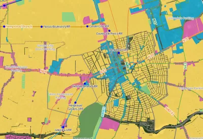 Screenshot of Long Island Zoning Atlas zoning map with overlays.