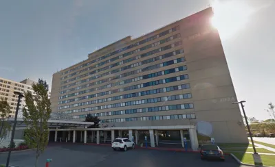 Google Street View of former JFK Hilton Hotel in Jamaica, Queens.