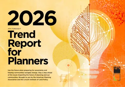 Cover of 2026 American Planning Association Trend Report for Planners.