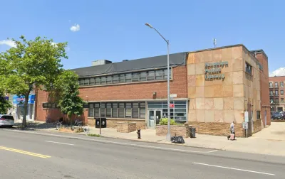 Brooklyn public library branch.