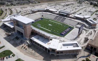 Allen High School's Eagle Stadium in Allen, TX.