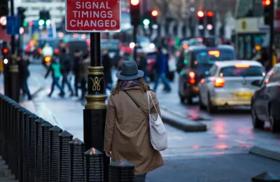 Woman Walking London
