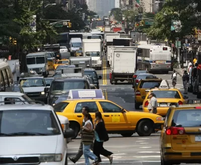 Traffic in Manhattan New York