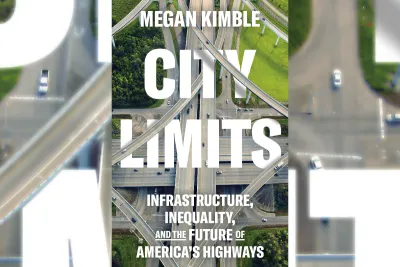 The city limits book cover, which shows a criss-crossing highway