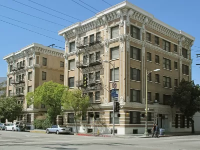 The Young Apartments — 1621 South Grand Avenue, at the southern end of Downtown Los Angeles.
