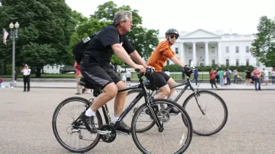 Bicyclists White House