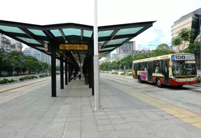 Buenos Aires bus stop