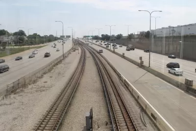 Chicago Blue Line Tracks