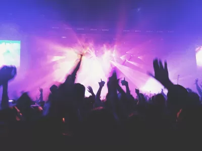 Concert crowd