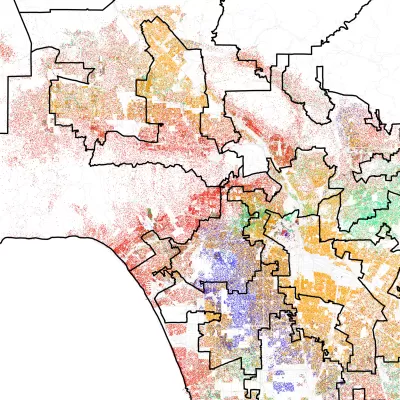 Dot Map LA