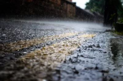 Rain on Road