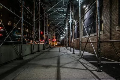 Sidewalk Scaffolding