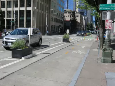 Seattle Protected Bike Lane