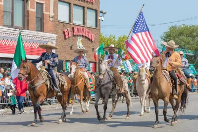 The 26th Street Mexican Independence Parade celebrates Mexican Independence from Spain with floats, mariachi bands and dancing in the streets.