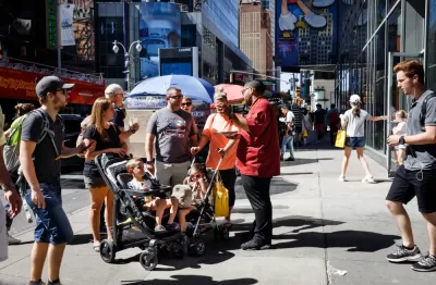 Stroller int he Public Realm