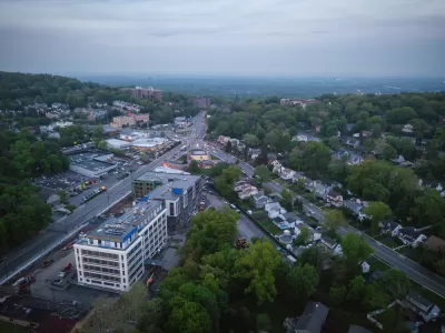 Aerial view of West Orange, New Jersey