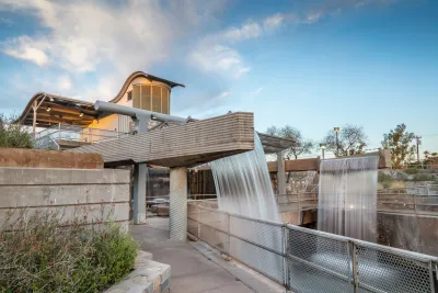 Hydroelectric generating facility and historic site known as the Arizona Falls on the Arizona Grand Canal in Phoenix.