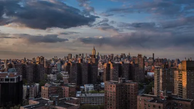 A wide angle view of NYC