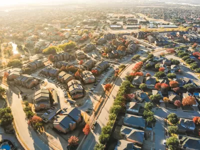Single-family homes in a suburb of Dallas, Texas