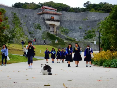 Shuri Castle in Naha City