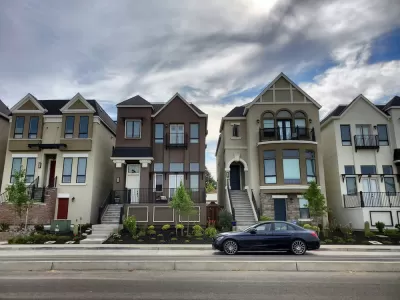 Two-story housing in Sacramento, California