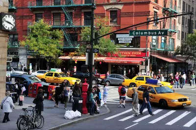 Hells Kitchen Sidewalk New York City