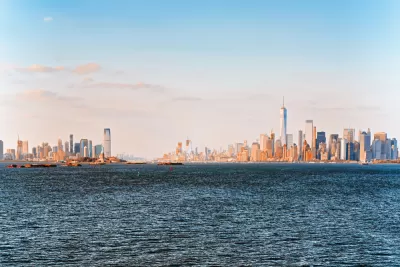 Lower Manhattan and the Hudson River