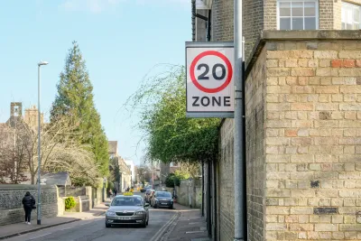 20 speed limit sign in the UK