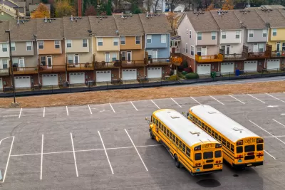 School Buses and Homes
