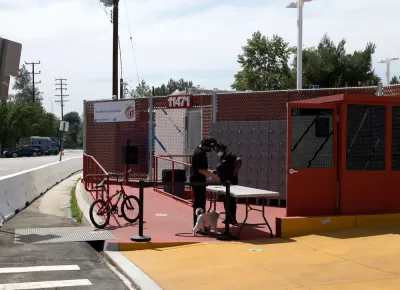 Chandler Tiny Home Village in North Hollywood, California